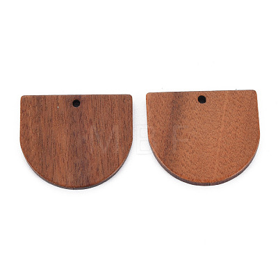 Natural Walnut Wood Pendants WOOD-N011-010-1