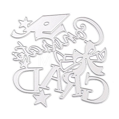 Graduation Theme Carbon Steel Cutting Dies Stencils DIY-P076-66-1