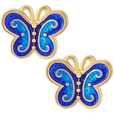 6Pcs Handmade Cloisonne Beads CLB-BBC0001-02-1