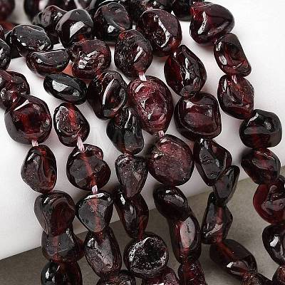 Natural Garnet Beads Strands G-P601-A10-02-1