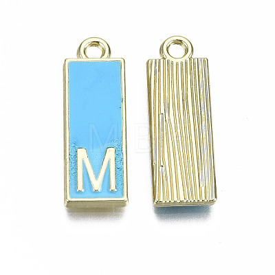 Alloy Enamel Pendants ENAM-T012-01M-RS-1