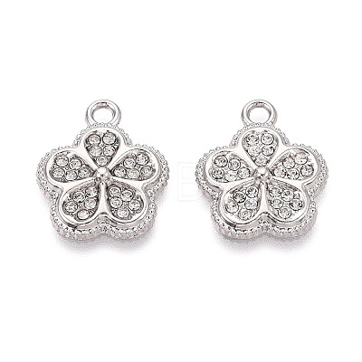 Alloy & Crystal Rhinestone Pendants PALLOY-T095-03P-1