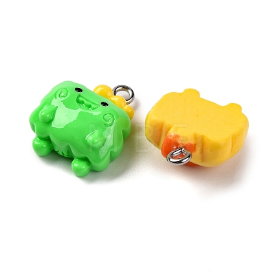 Animal Series Opaque Resin Pendants CRES-M038-06-1