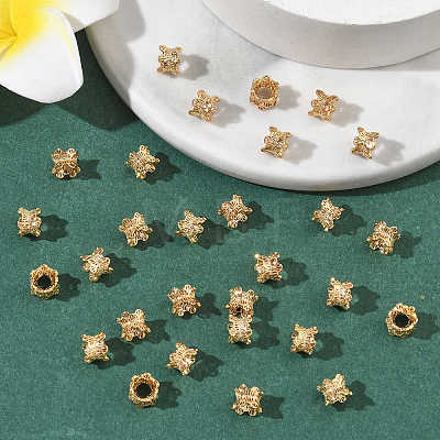 SHEGRACE Brass Beads XGRQ1A216-321G-1