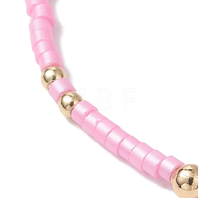 2Pcs Glass Seed Beaded Stretch Bracelets Sets for Women BJEW-MZ00296-01-1