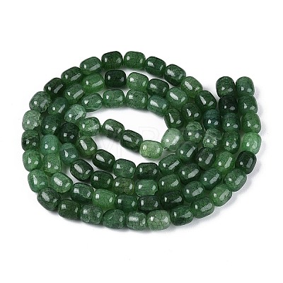 Baking Paint Crackle Glass Beads Strands DGLA-N019-01B-14-1