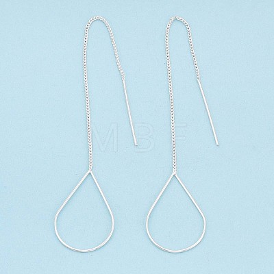 Brass Stud Earring Findings KK-S345-066S-1