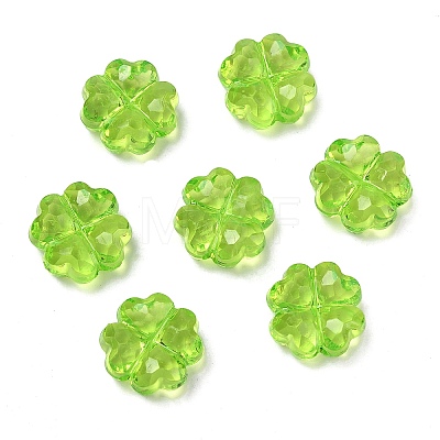 Transparent Acrylic Beads SACR-F016-03A-1