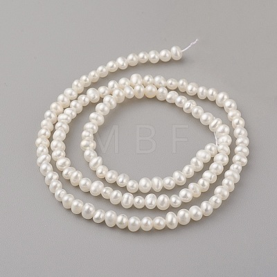 Natural Cultured Freshwater Pearl Beads Strands PEAR-G007-36-1
