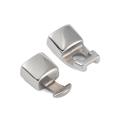 Non-Tarnish 316 Stainless Steel Snap Lock Clasps STAS-K282-05P-1