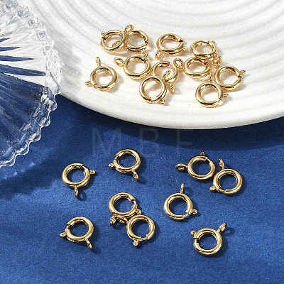 SHEGRACE Brass Spring Ring Clasps XGRPCN257-222G-1
