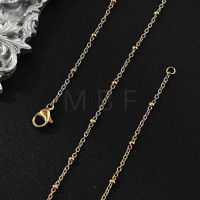 304 Stainless Steel Satellite Chain Necklaces NJEW-L173-012-G-1