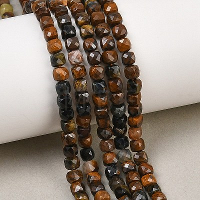 Natural Tiger Eye Beads Strands G-B107-B02-02-1