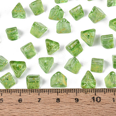 Picasso Transparent Glass Beads SEED-Q039-02P-1
