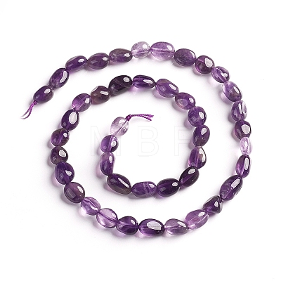 Natural Amethyst Beads Strands X-G-D0002-B33-1