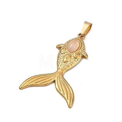 Natural Rose Quartz Pendants GG-CBA97F4-03G-06-1