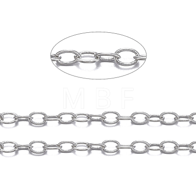 Brass Cable Chains CHC-034Y-P-NF-1