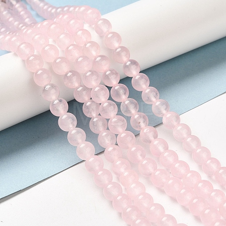 Natural & Dyed Malaysia Jade Bead Strands G-A146-6mm-A16-1