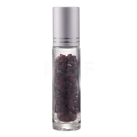 Natural Garnet Chip Bead Roller Ball Bottles AJEW-H101-01K-1