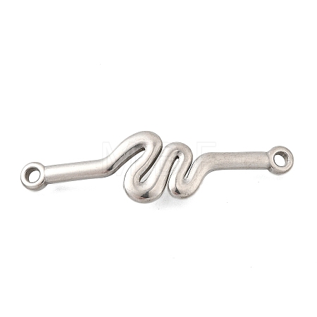304 Stainless Steel Connector Charms STAS-Q362-07A-P-1