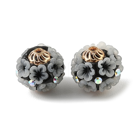 Handmade Polymer Clay Indonesia Beads PY-CBAAA14-12KCG-01-1