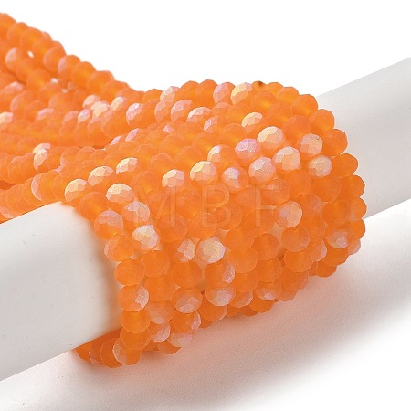 Transparent Glass Beads Strands EGLA-A034-T4mm-MB05-1