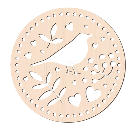 Basswood Basket Bottoms WOOD-WH0111-030-1
