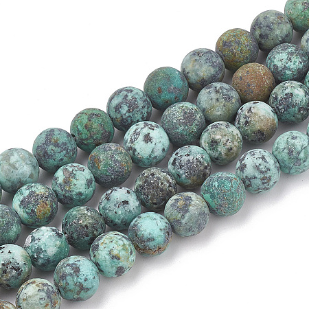 Natural African Turquoise(Jasper) Beads Strands X-G-T106-203-1