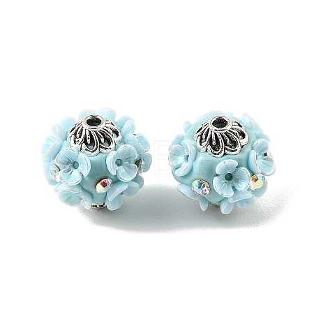 Handmade Polymer Clay Indonesia Beads PY-CBAAA14-12AS-1