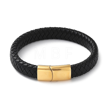 Braided Leather Cord Bracelets BJEW-I200-09G-1