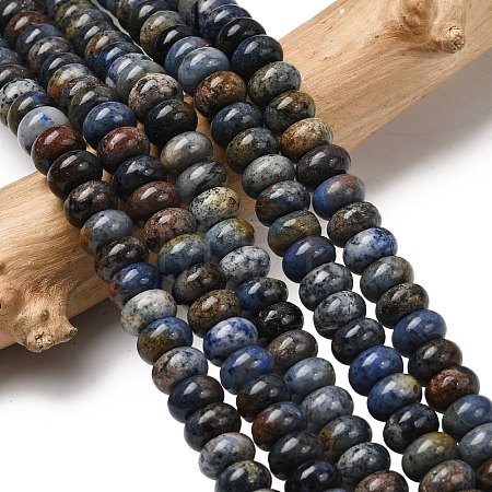 Natural Dumortierite Beads Strands G-A280-A11-02-1