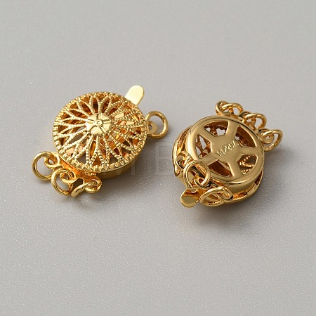 Brass Box Clasps LS-KK-WH0079-16C-G-1
