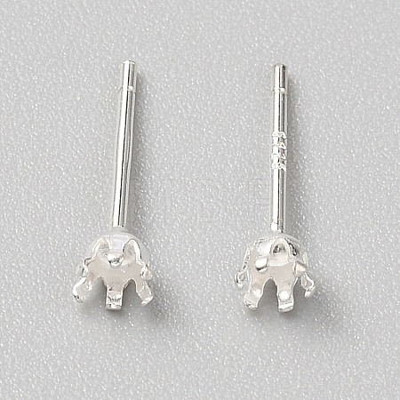 925 Sterling Silver Earrings Findings LS-FIND-WH0152-680A-1