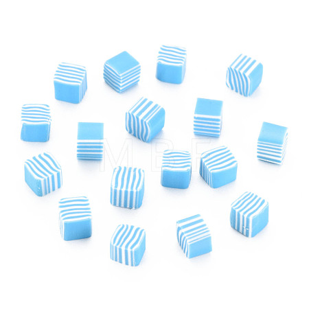 Handmade Polymer Clay Beads CLAY-N006-93E-1