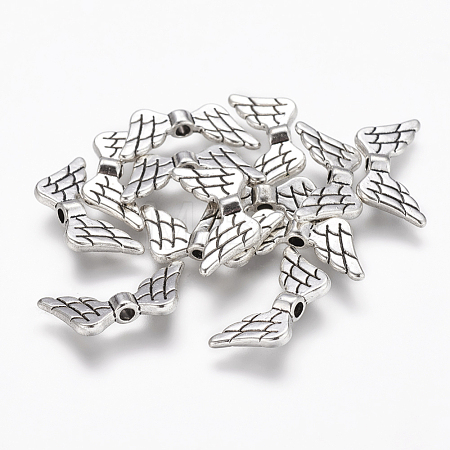 Tibetan Style Alloy Beads X-TIBEB-1127-AS-LF-1
