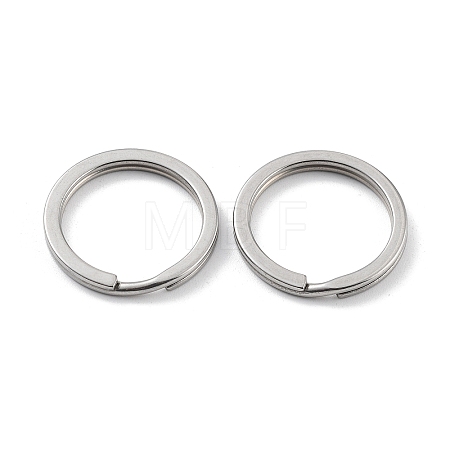 Non-Tarnish 304 Stainless Steel Split Key Rings STAS-Q314-01D-P-1