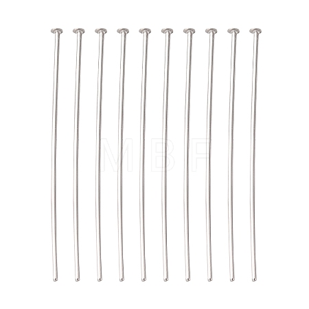 Tarnish Resistant 304 Stainless Steel Flat Head Pins STAS-E023-0.6x30mm-1