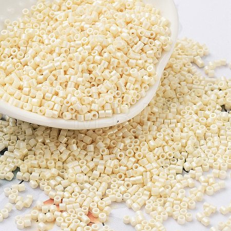 Baking Paint Glass Seed Beads SEED-S042-15B-25-1