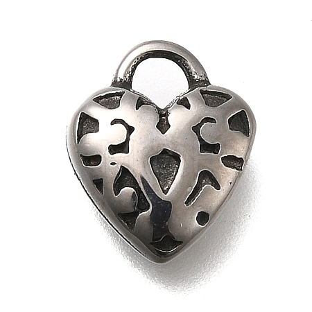 Retro 304 Stainless Steel Charms STAS-L284-18AS-06-1