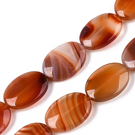 Natural Agate Dyed Beads Strands G-T138-200-1
