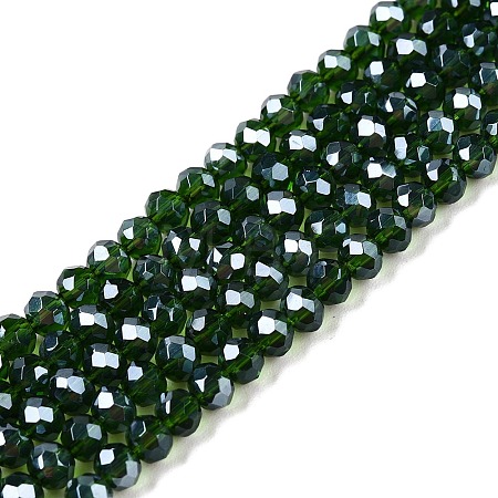 Electroplate Glass Beads Strands EGLA-A044-T3mm-A24-1