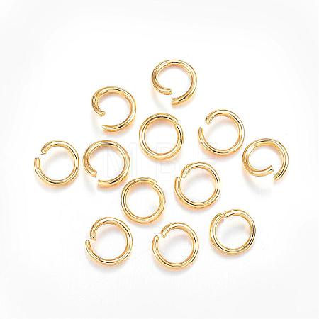 304 Stainless Steel Open Jump Rings STAS-F084-18G-1