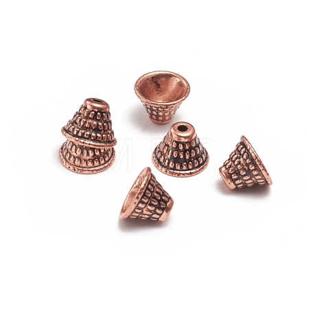 CCB Plastic Bead Cones CCB-J029-01R-1
