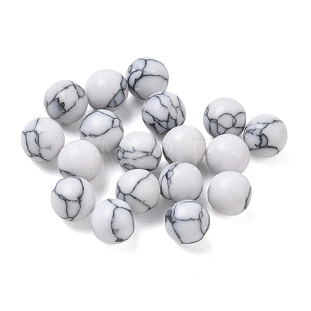 Dyed Synthetic Turquoise Sphere Beads GG-CBA391B-02A-02-1