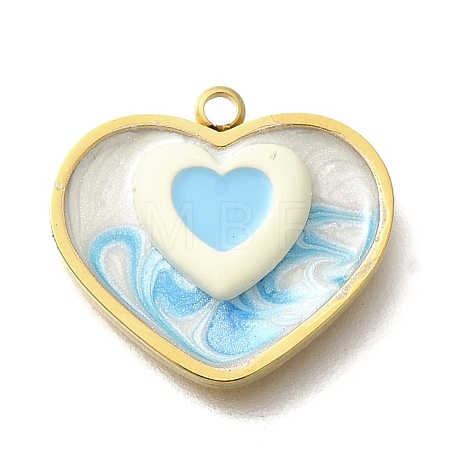 Brass Enamel Pendants LS-STAS-Q347-01G-A-1-1