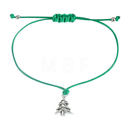 Christmas Adjustable Alloy Charm Bracelets FS-WG3582F-02-1