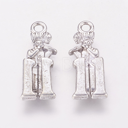 Tibetan Style Alloy Pendants X-TIBEP-GC150-AS-NR-1
