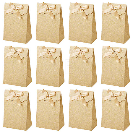 Rectangle Glitter Paper Gift Bags CARB-TAC0002-05D-1