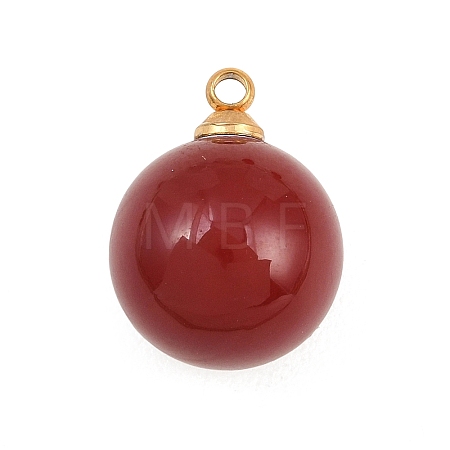 304 Stainless Steel Resin Pendants STAS-K322-10C-03-1