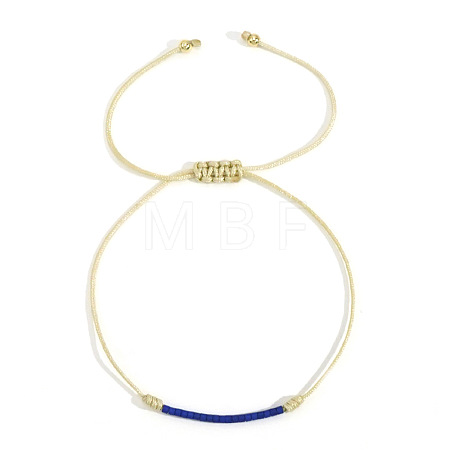 Handmade Glass Seed Beads Braided Bead Bracelets LE4581-4-1